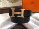 AAA Grade Hermes Reversible Black Leather Belt - Brushed Yellow Gold H Buckle (2)_th.jpg